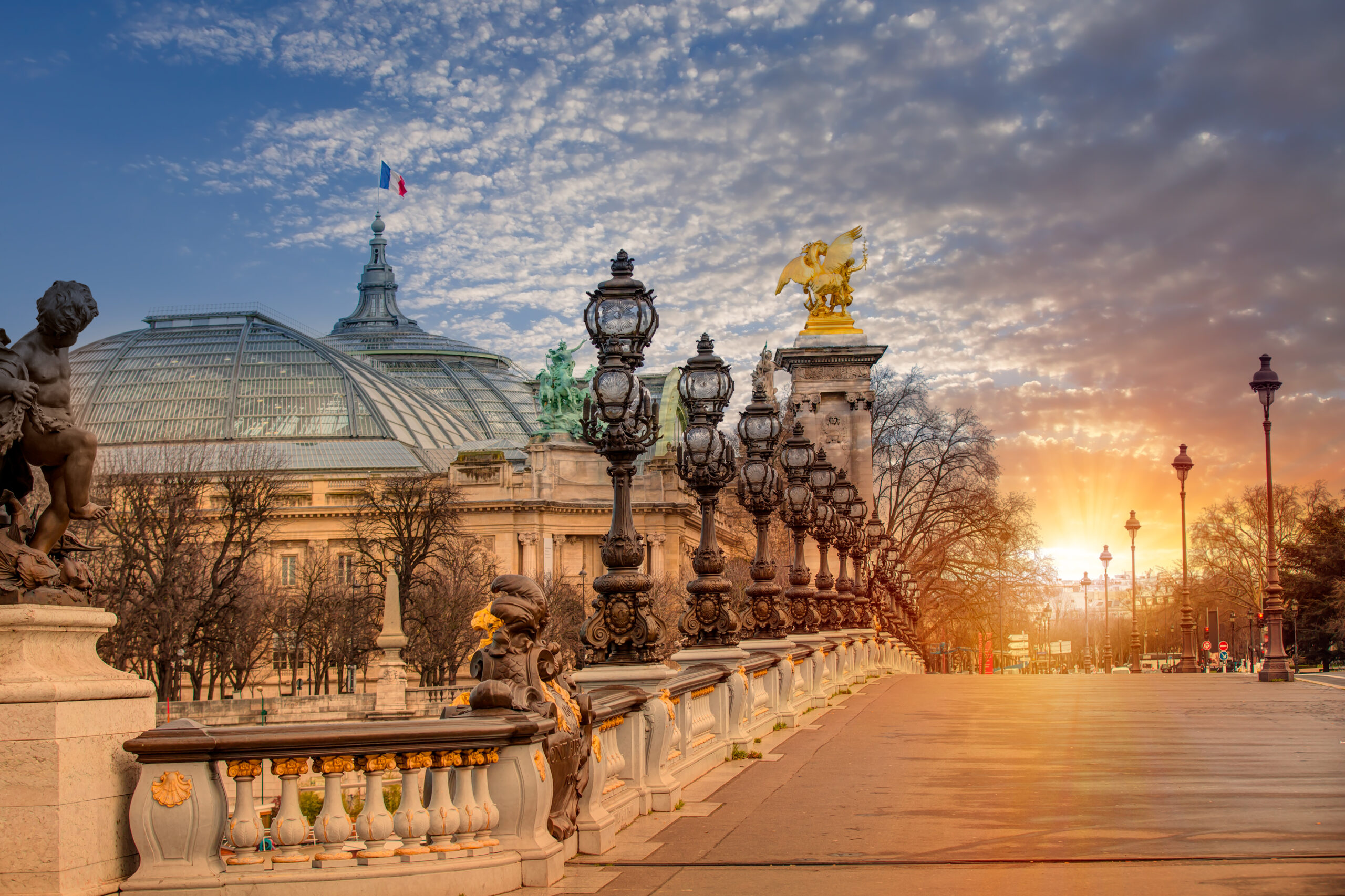 Home alexandre iii bridge, paris france